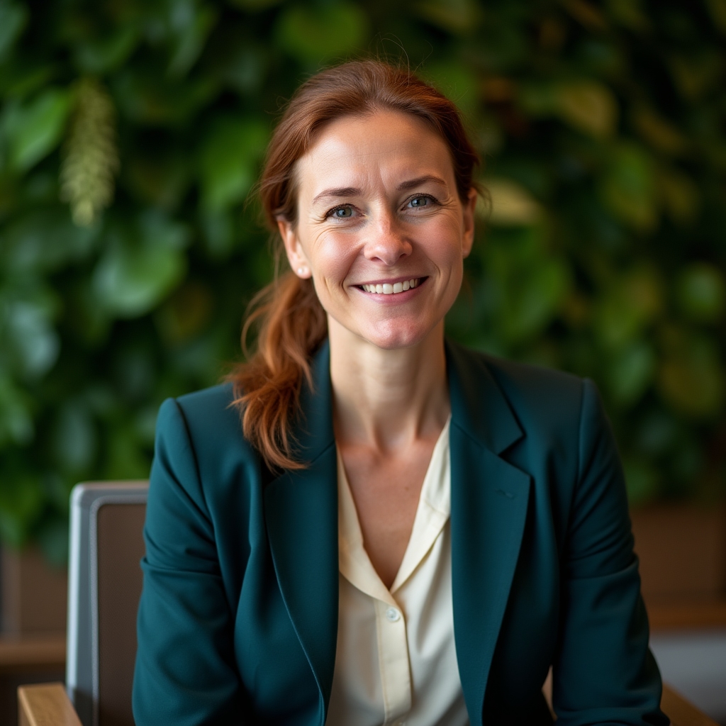 Trainerin Dr. Maren Hollweg bei einer Kurseinheit